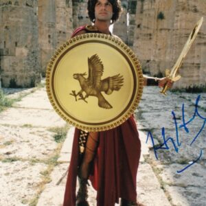 harry hamlin signed clash of the titans photo.shanks autographs