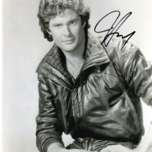 David Hasselhoff signed 8x10 photo Knight Rider.shanks autogrtaphs