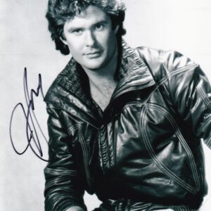 David Hasselhoff signed 8x10 photo Knight Rider.shanks autogrtaphs