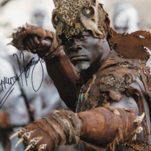 Djimon Hounsou signed photo.shanks autographs