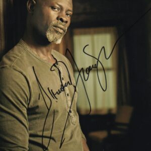 Djimon Hounsou signed photo.shanks autographs