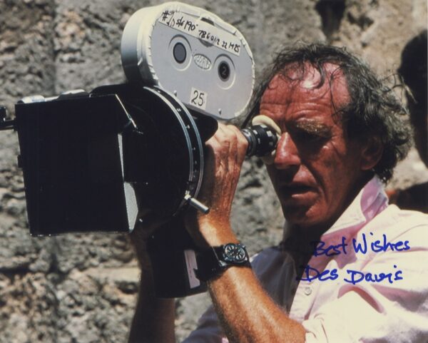 Desmond Davis director, Clash Of The Titans signed photo.shanks autographs