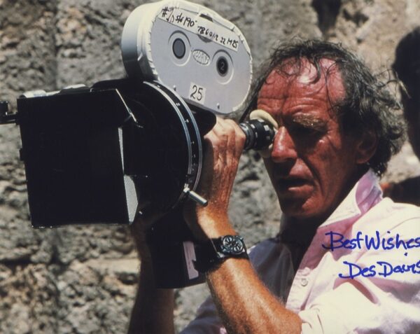 Desmond Davis director, Clash Of The Titans signed photo.shanks autographs