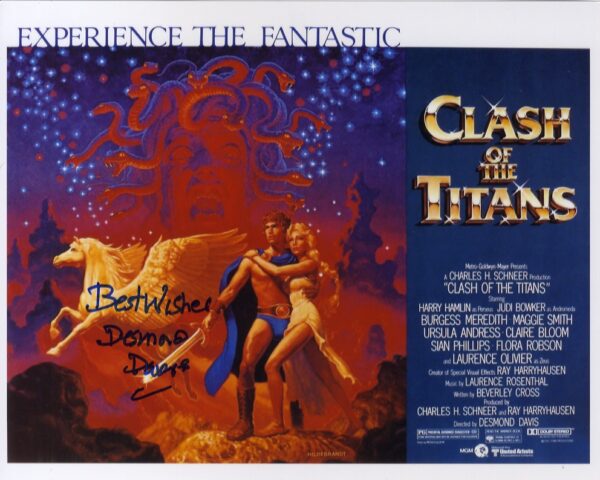 Desmond Davis director, Clash Of The Titans signed photo.shanks autographs