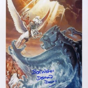 Desmond Davis director, Clash Of The Titans signed photo.shanks autographs