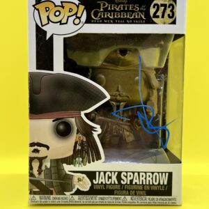johnny depp signed captain jack sparrow fuko pop.shanks autographs