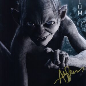 Lord of the Rings Gollum andy serkis 12x18 signed photo.shanks autographs