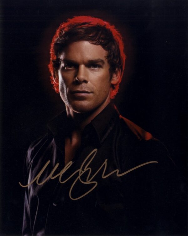 michael c hall signed dexter photo.Shanks Autographs