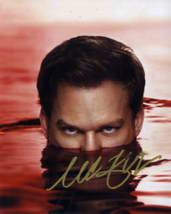 michael c hall signed dexter photo.Shanks Autographs