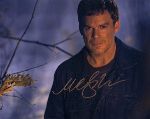 michael c hall signed dexter photo.Shanks Autographs