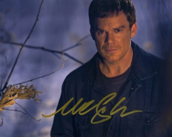 michael c hall signed dexter photo.Shanks Autographs