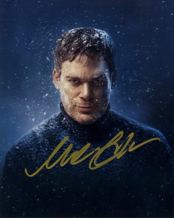 michael c hall signed dexter photo.Shanks Autographs