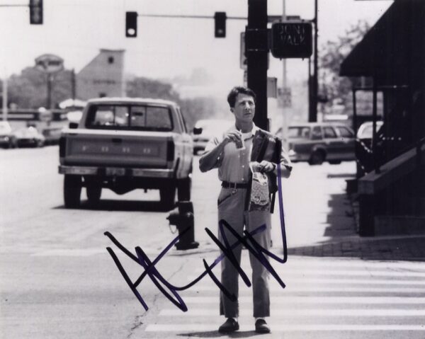 dustin hoffman signed 8x10 photo.shanks autographs