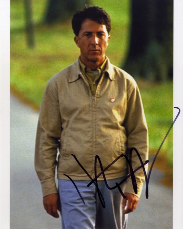 dustin hoffman signed 8x10 photo.shanks autographs