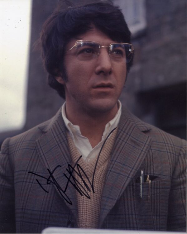 dustin hoffman signed 8x10 photo.shanks autographs