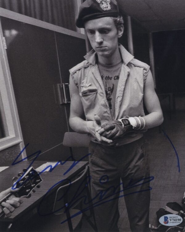 terry chimes signed photo BAS