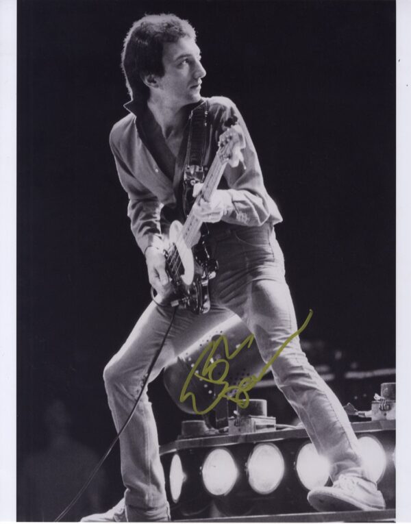 John Deacon signed photo.shanks autographs queen Beckett authentication