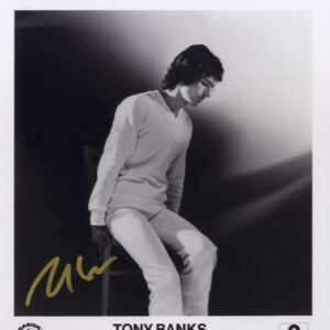 tony banks genesis signed photo.shanks autographs