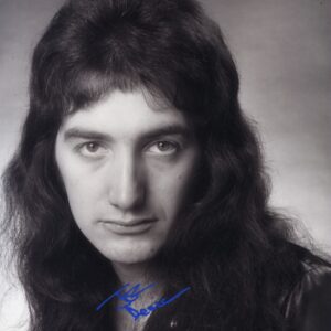 John Deacon signed photo.shanks autographs queen Beckett authentication