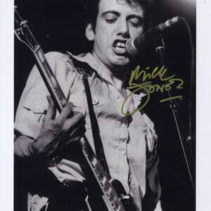 the clash, Mick Jones signed 11x14photo.shanks autographs