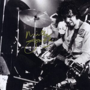 the clash, Mick Jones signed 11x14photo.shanks autographs