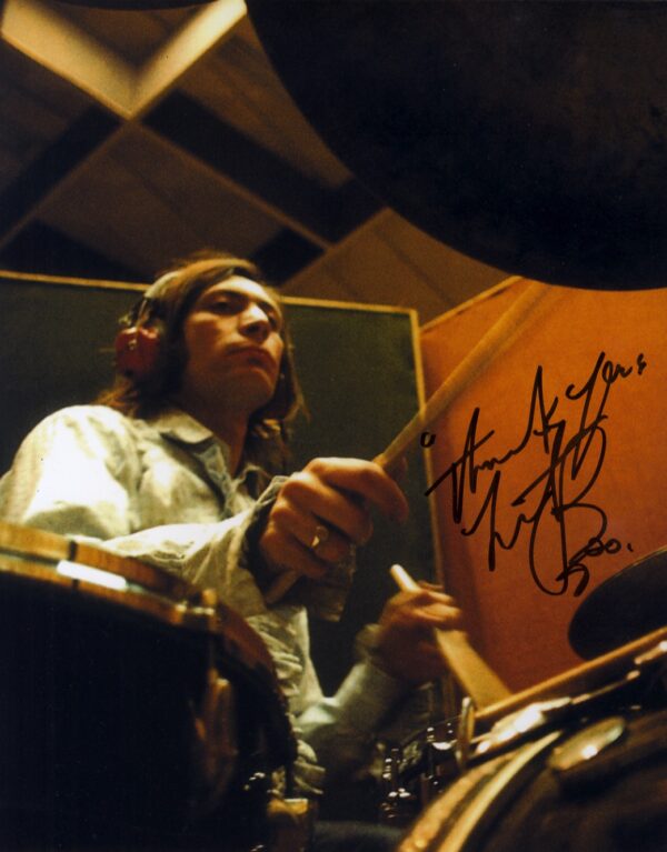 charlie watts signed photo. the rolling stones. shanks autographs