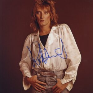 rod stewart signed photo.shanks Autographs