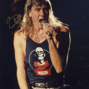 joe elliott def leppard signed photo.shanks autographs