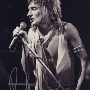 rod stewart signed photo.shanks Autographs