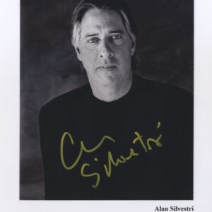 alan silvestri signed photo composer.shanks autographs