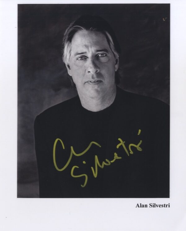 alan silvestri signed photo composer.shanks autographs