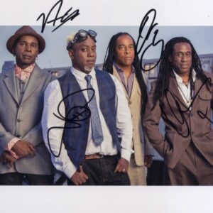 Living Colour Signed photo,shanks autographs