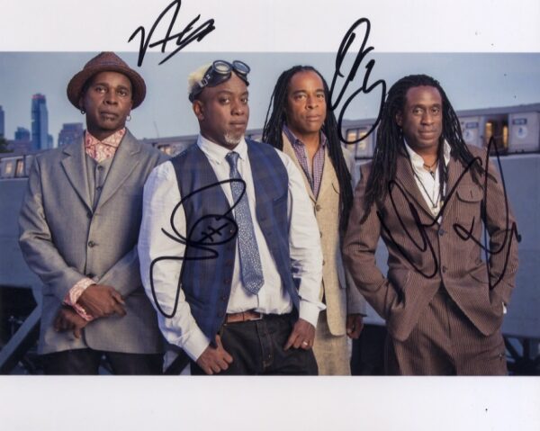 Living Colour Signed photo,shanks autographs