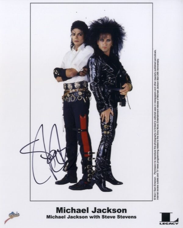 steve stevens signed photo.shanks autographs