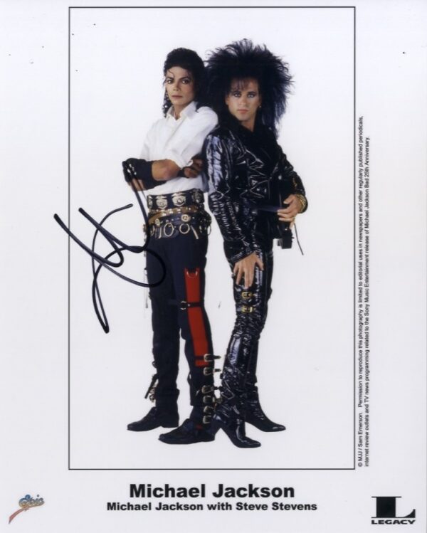 steve stevens signed photo.shanks autographs