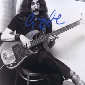 geezer butler Black Sabbath signed photo.shanks autographs