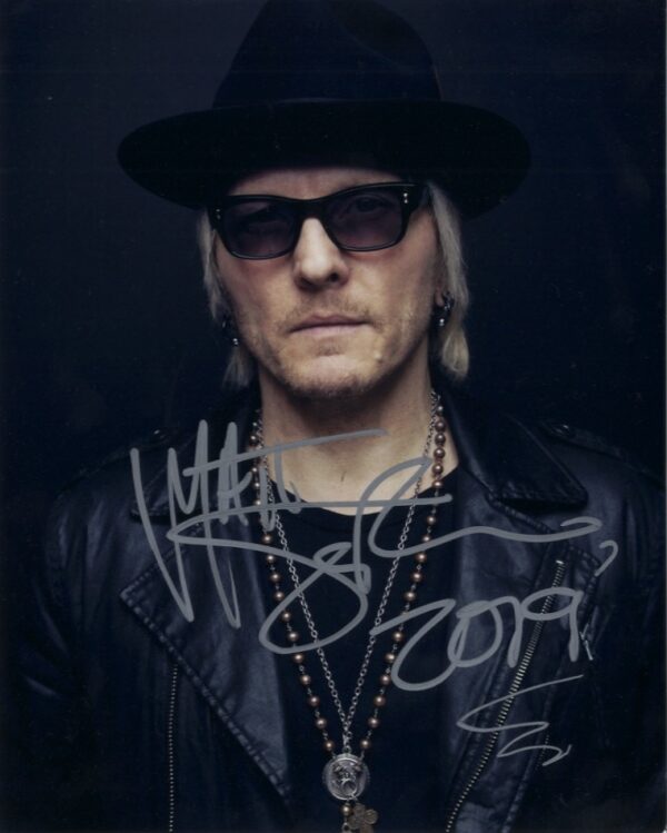 matt sorum signed photo.shanks autographs guns and roses