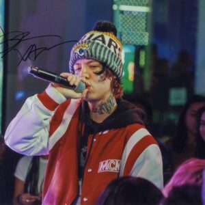 LIL XAN SIGNED PHOTO.SHANKS AUTOGRAPHS