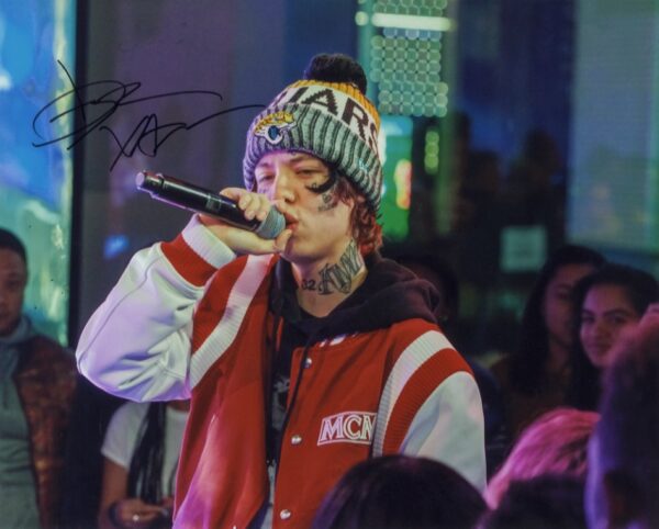 LIL XAN SIGNED PHOTO.SHANKS AUTOGRAPHS