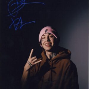 LIL XAN SIGNED PHOTO.SHANKS AUTOGRAPHS