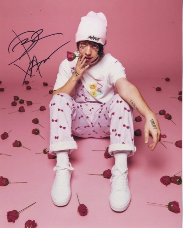 LIL XAN SIGNED PHOTO.SHANKS AUTOGRAPHS