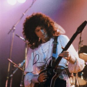 Queen Brian May signed photo.shanks autographs