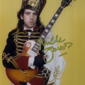 Mick Jones signed photo