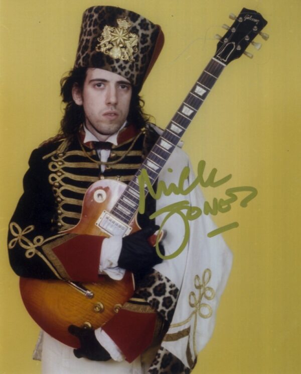 Mick Jones signed photo