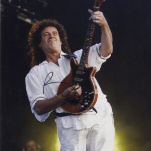 Queen Brian May signed photo.shanks autographs