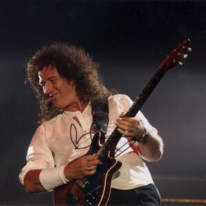 Queen Brian May signed photo.shanks autographs