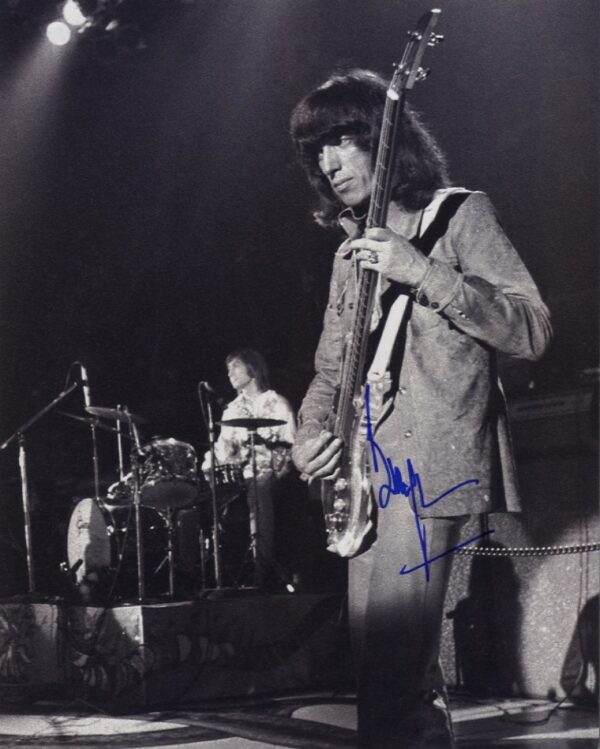 Bill Wyman Rolling Stones signed photo.shanks autographs