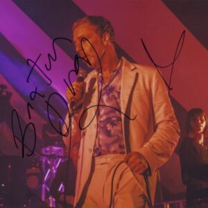 baxter dury signed photo.shanks autographs