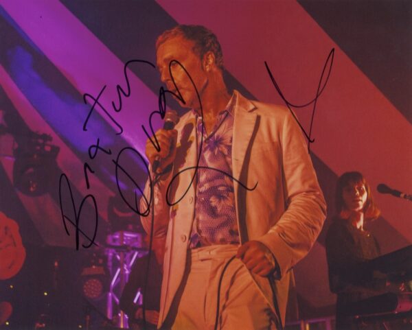 baxter dury signed photo.shanks autographs