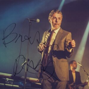 baxter dury signed photo.shanks autographs